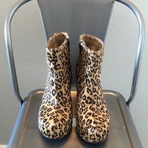 Cheetah sprint Jeffrey Campbell Booties